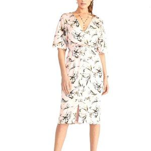 Rachel Rachel Roy Cait Cinched-Waist Dress Tea Rose Combo size 6